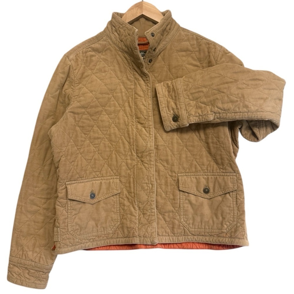 Eddie Bauer L quilted corduroy barn coat in EUC